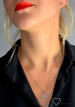 Zawieszka złota mała. Zawieszka złota w Sklepie z Biżuterią zegarki-diament.pl.Piękna i Elegancka Zawieszka dla Kobiet. Biżuteria damska idealna (1).JPG